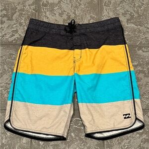 BILLABONG Men's Board Shorts Swim Trunk Surf Short 34" Inseam 10" Colorful